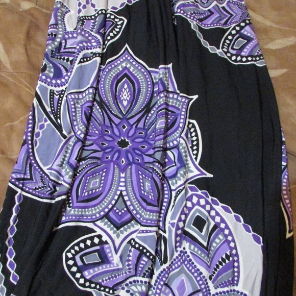 Purple Maxi Dress Size 8 - Picture 4 of 6